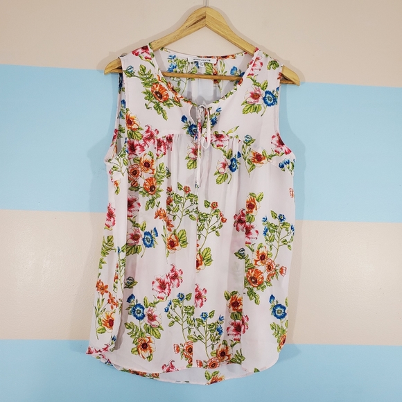 Rose and Olive Floral Tank Top - Picture 4 of 6